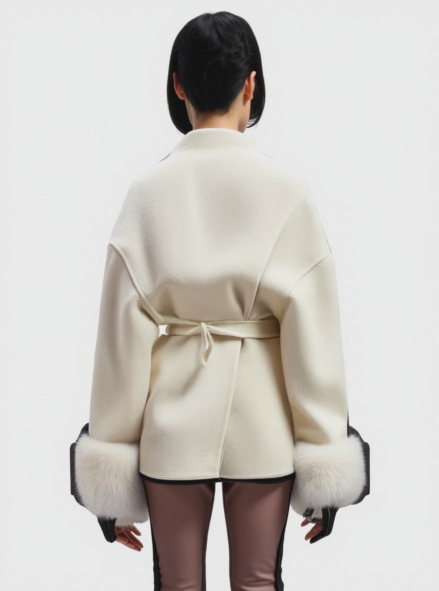 Luxury herfst Wrap Coat